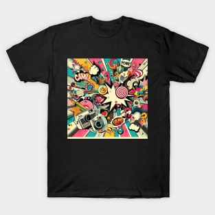 80s Pop in Graffiti T-Shirt